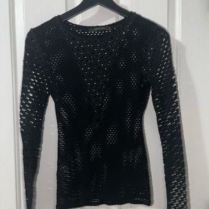 BCBG MAX Azria sheer top